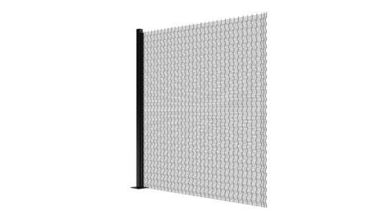 Anti salita tagliata del cavo del portone 358 di Mesh Fence Clear View Sliding di alta sicurezza anti