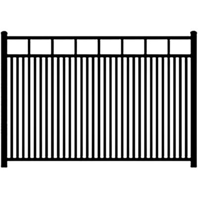 1.2mm-2.5mm 4 Foot Wrought Iron Fence For Home And Garden
